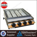 Commercial Stainless Steel Gas Barbecue Grill With 4 Small Burners Heavy Duty Gas Barbecue Grill